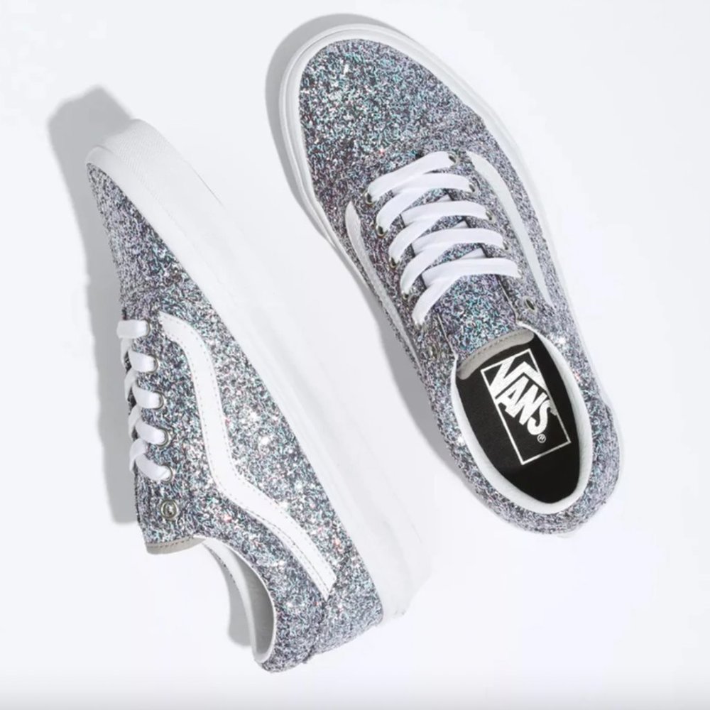 Vans Shiny Party Old Skool-Silver sneakers